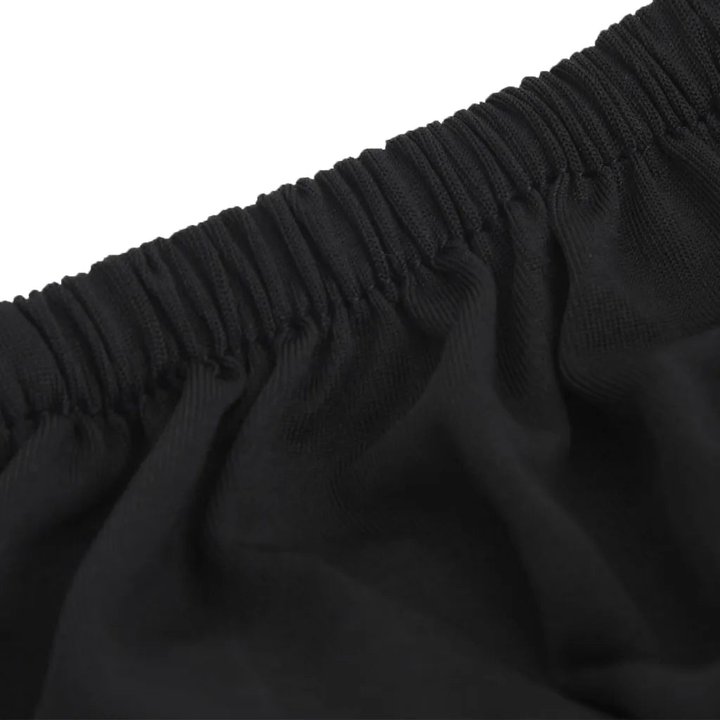 Fodera Elasticizzata per Divano 4 Posti Jersey Poliestere Nero CFW4013167