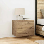 Armadio da Notte 2 pcs Rovere artigianale 50 x 39 x 41 cm 863075