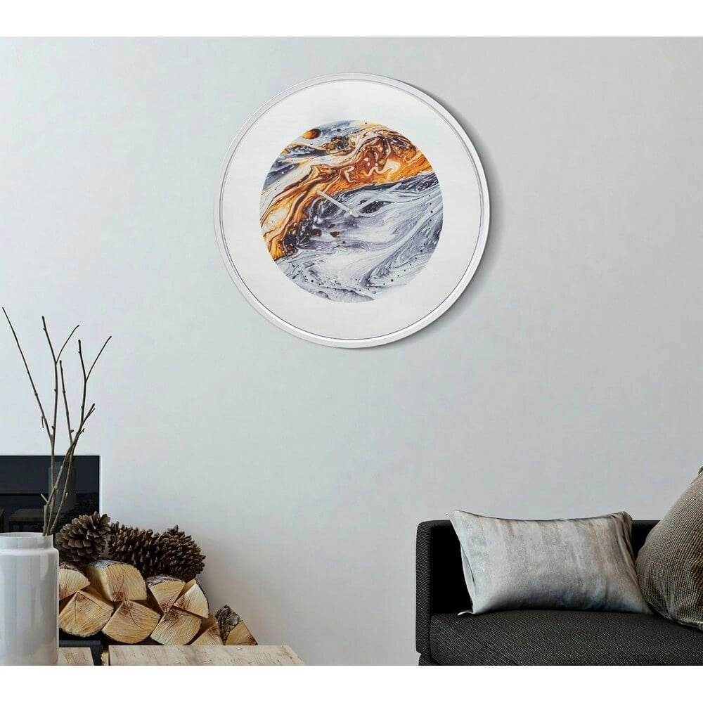 Orologio da Muro Specchio Grigio diam 60 cm - MIRROR GREY