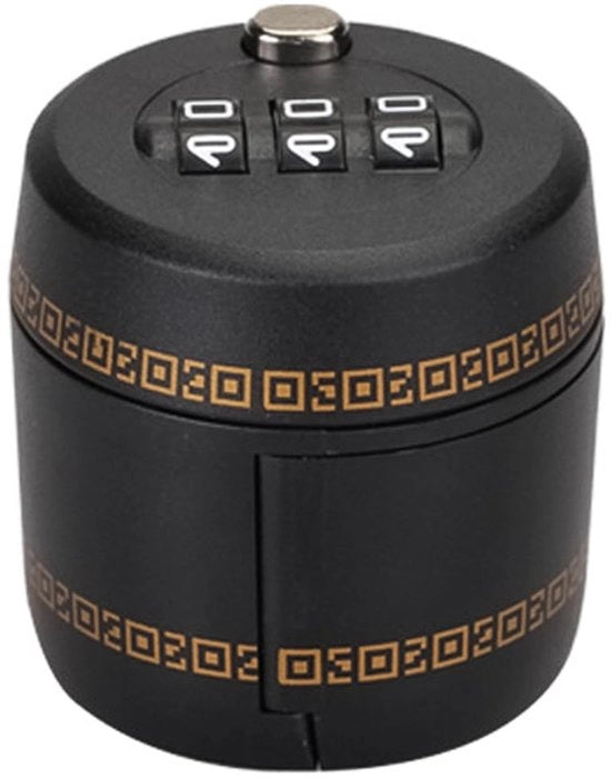 Blocco di vino 3-digitale combinazione con chiave digitale - Antistatico - Duraturo - Sicuro - Adatto per bar e hotel - Blocco di vino con codice di accesso digitale