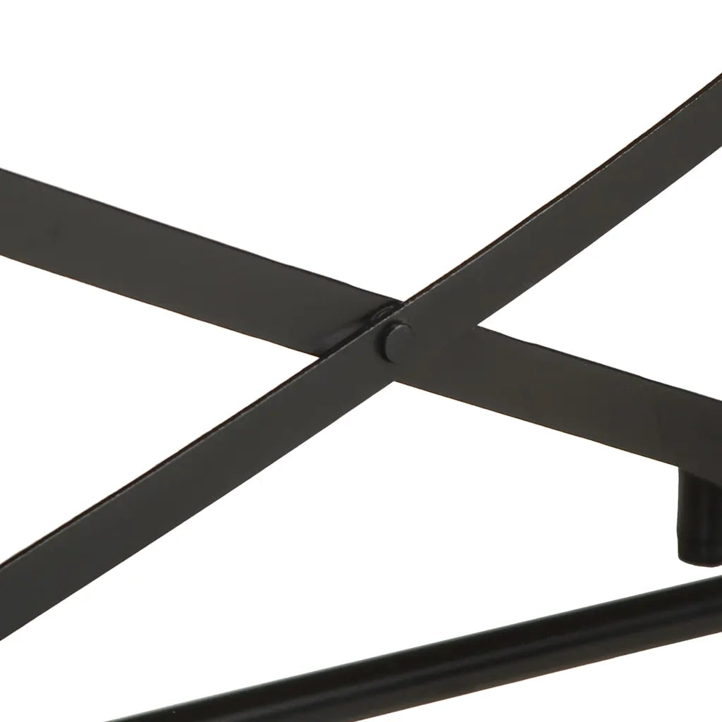 vidaXL Tavolo Consolle 110x42x76 cm in Legno Massello Grezzo di Mango