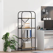 Libreria-Scaffale per Libri-Mobile di Stoccaggio Rovere artigianale 60 x 30 x 146 cm Legno multistrato 534529