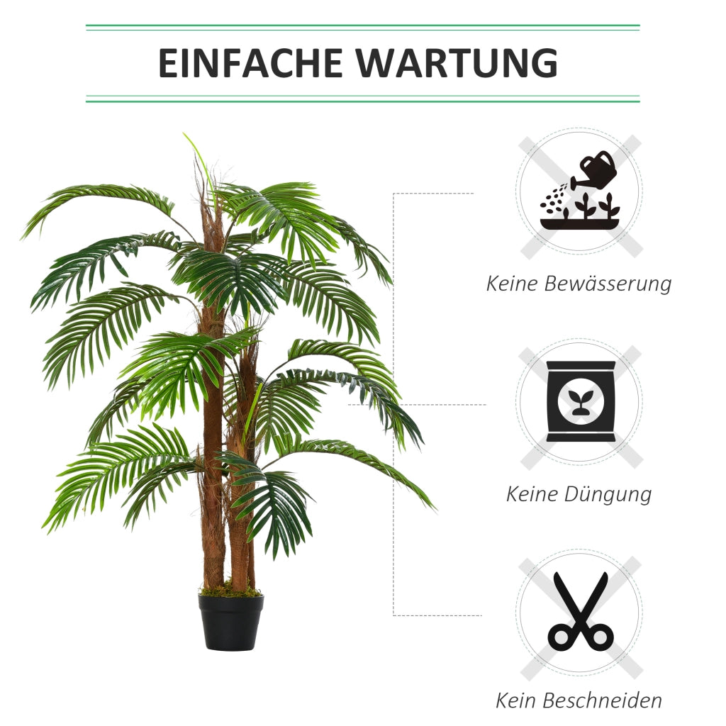 Palma Artificiale in Vaso ¨C zephmum ¨C Verde 120 cm
