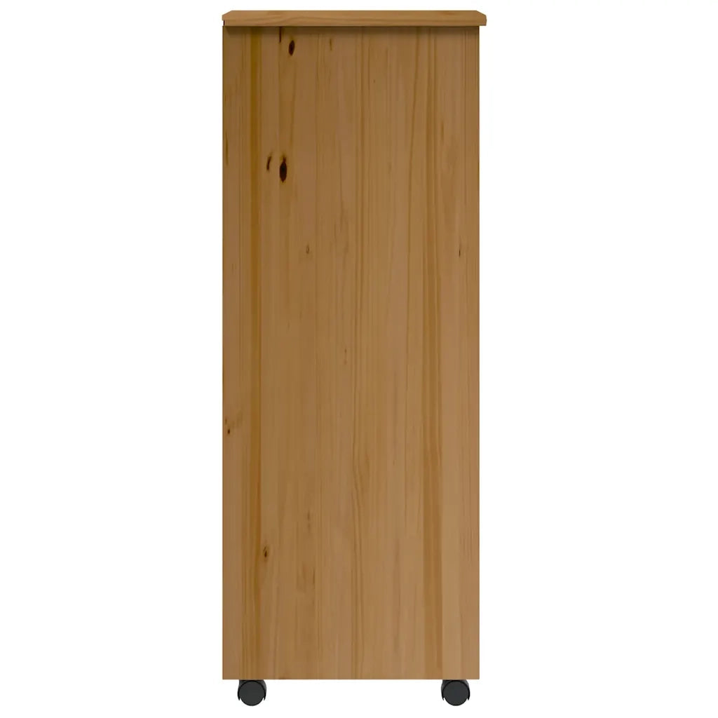 Armadietto Rotante con Cassetti MOSS ambra Legno Massello Pino