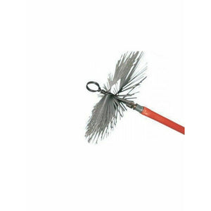 ASTA PER SCOVOLO FLESSIBILE PP FIL.12MA 100cm PULIZIA CAMINO STUFA SPAZZACAMINO