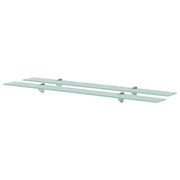Mensole Galleggianti 2 pz in Vetro 100x20 cm 8 mm cod mxl 33339