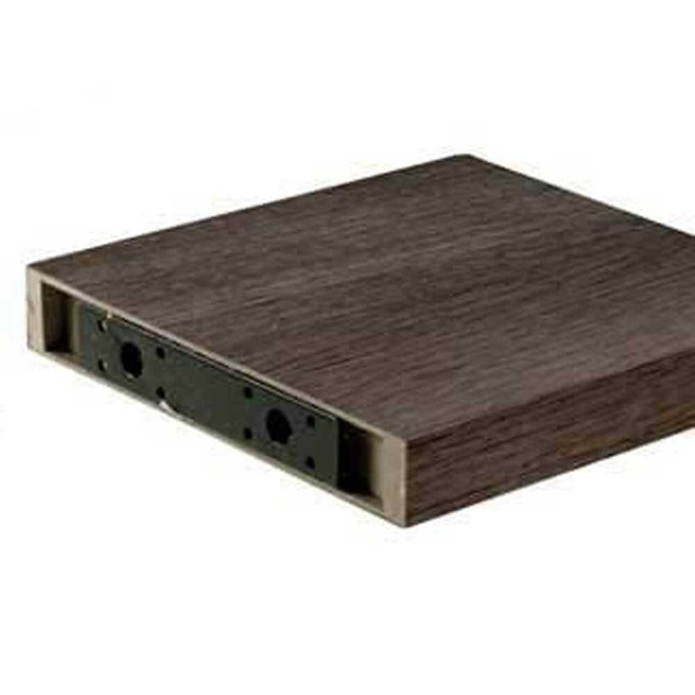 Mensola Parete Quadrata Scaffale 25x25x4cm Libreria Legno MDF Wenghe Moderna
