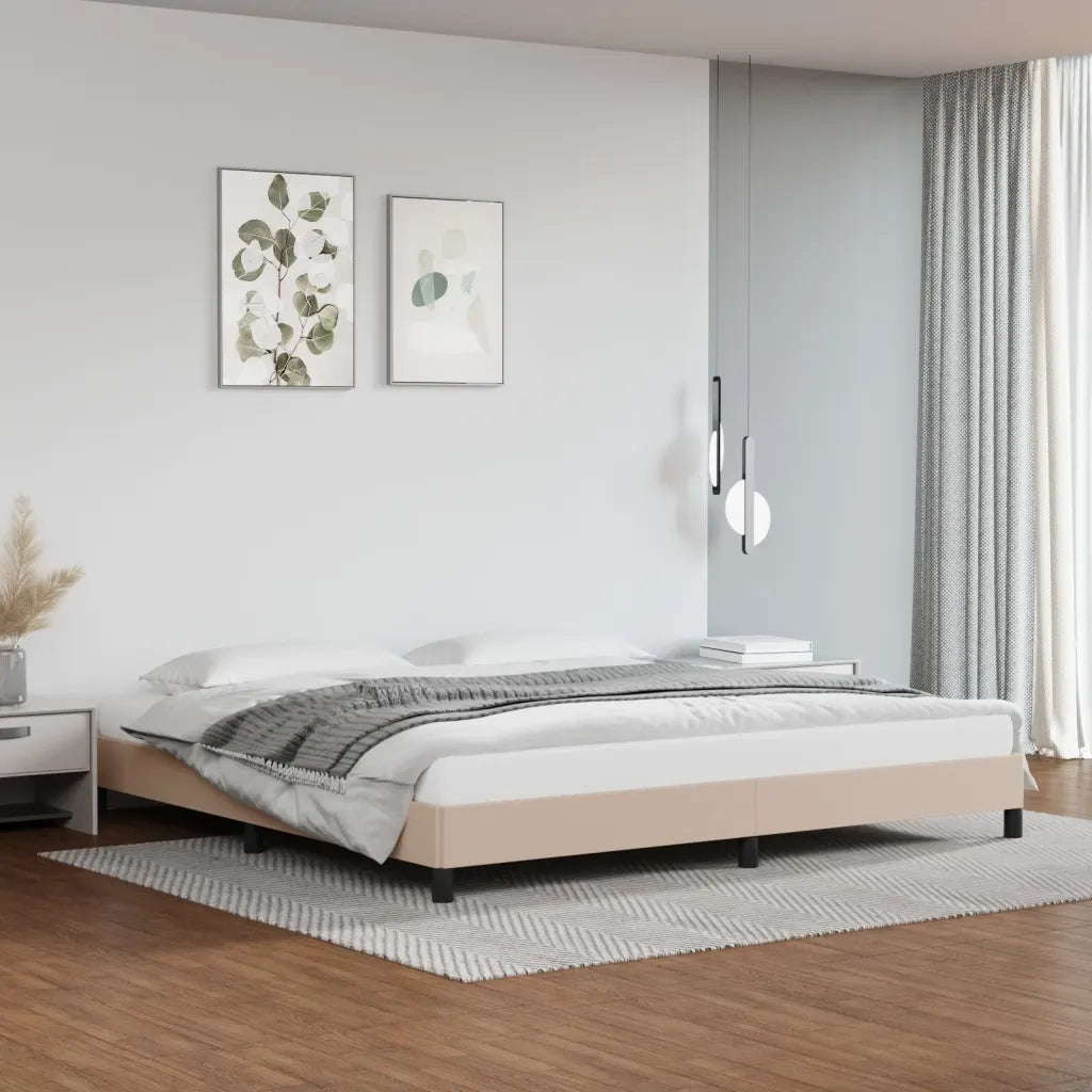 Giroletto-Struttura Letto Cappuccino 200x200 cm in Similpelle 939772