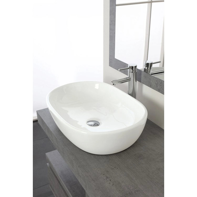 BAGNO SHELF 120X50CM CEMENTO CON CIOTOLA