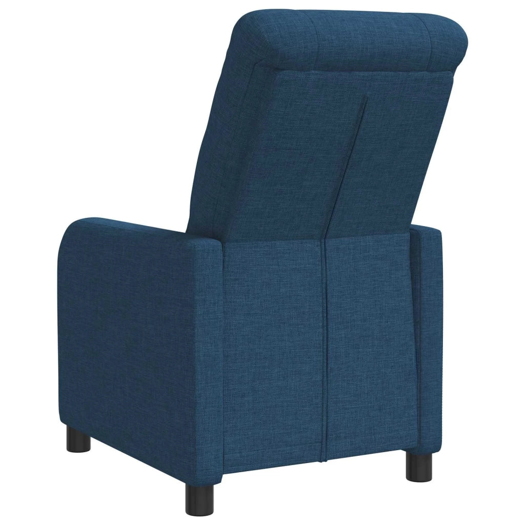 Divano Sedia-Poltrona reclinabile Blu Tessuto 910592