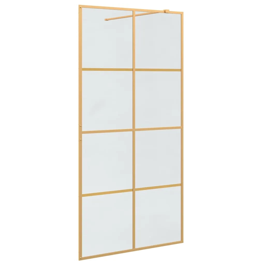 Parete Doccia Walk-in Oro 100 x 195 cm vetro temperato 42022059
