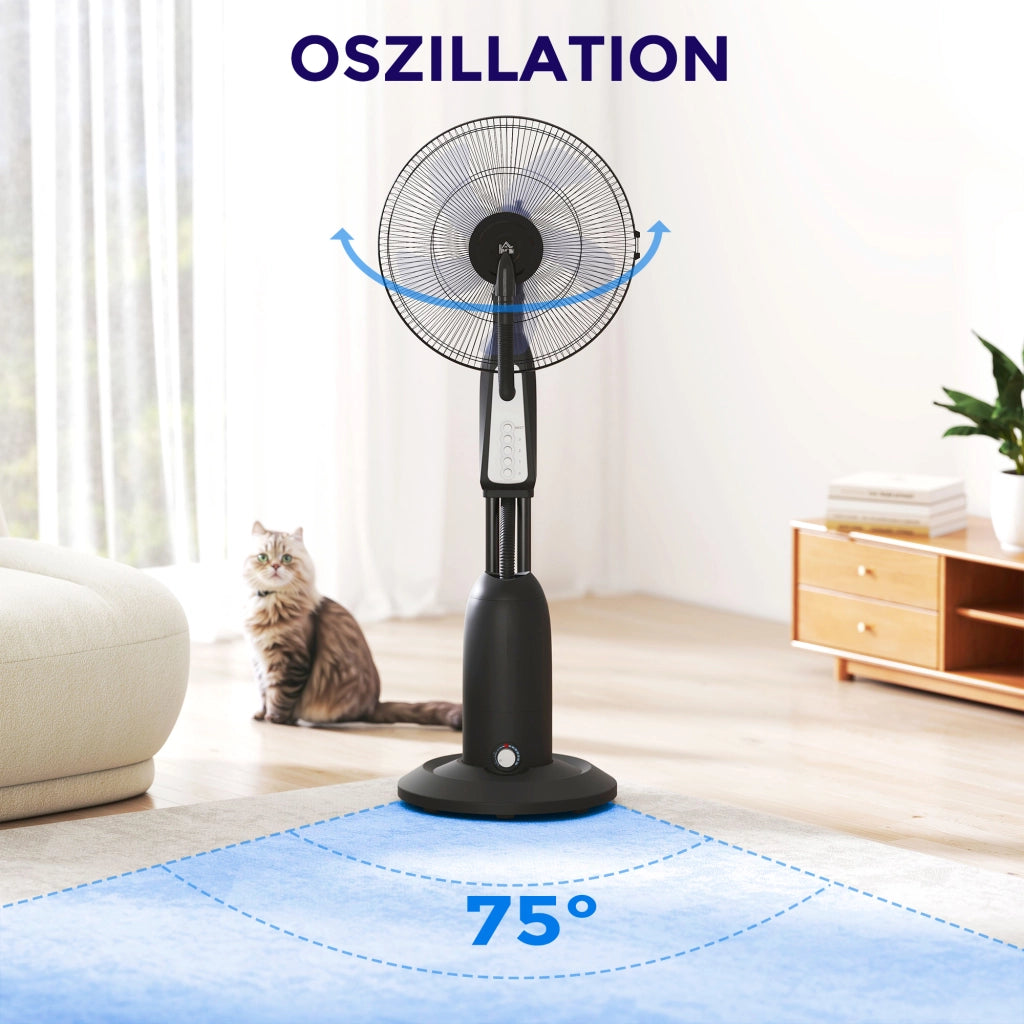 Ventilatore Nebulizzatore ¨C Zephmum ¨C Nero 125 cm