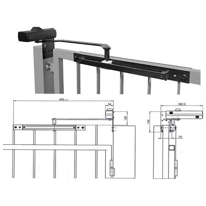 Assa Abloy Dc650g Chiudicancello Mm 1250
