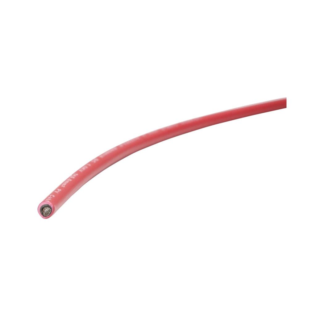 Rotolo di cavo per pannello solare 6mmx100m rosso 1,5KV, H1Z2Z2-K Leader