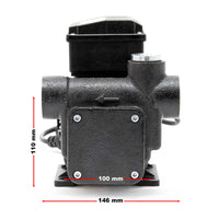 Pompa autoadescante per diesel gasolio 80 l/min 550W 230V altezza di aspirazione 2 m