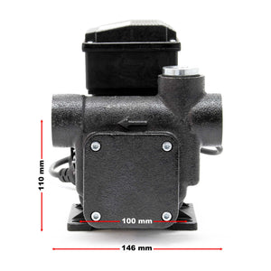 Pompa autoadescante per diesel gasolio 80 l/min 550W 230V altezza di aspirazione 2 m