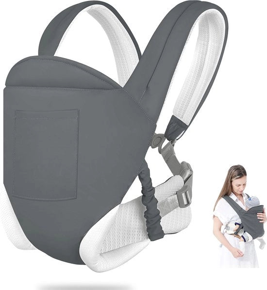 Porta-bambino - Porta-bambino Ergonomico - Porta-bambino da Petto - Comodo - Porta-bambino da Nascita - Porta-bambino - Porta-bambino per Bambini - Tasche di Stoccaggio