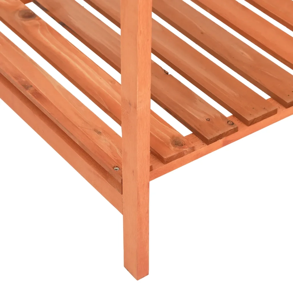 Fioriera per Erbe Aromatiche-Vaso da Esterno-Contenitore per Piante 80x60x80cm Legno Massello di Abete