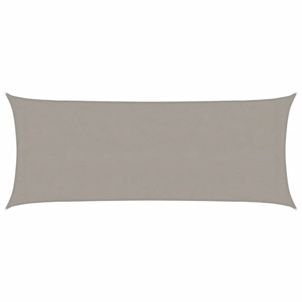 Vela Parasole 160 g/mÂ² Rettangolare Grigio Chiaro 2x4,5 m HDPE