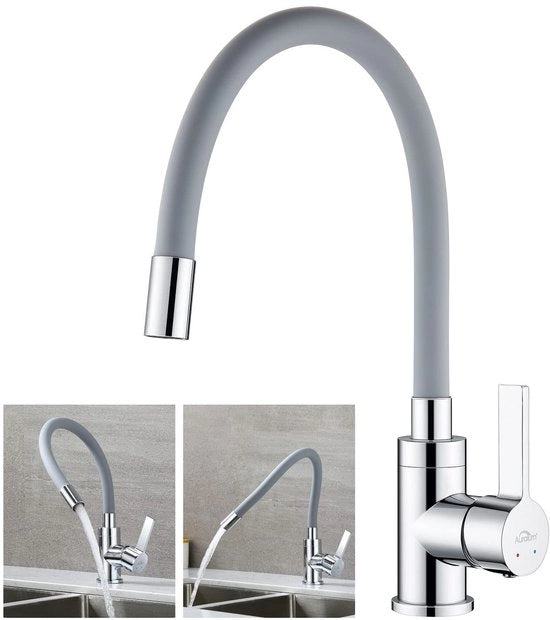 Kraan da cucina con guanto di silicone flessibile, alta pressione da cucina Auralum, 360° rotante, miscelatore da cucina con uscita flessibile (grigio)

Modello: 
Specifica: 
Codice prodotto: