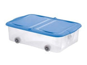 CONTENITORE STOCK-BOX MERAVIGLIOSO CON RUOTE- - cm.60x40x17h. lt.25 - 4 pezzi TONTARELLI