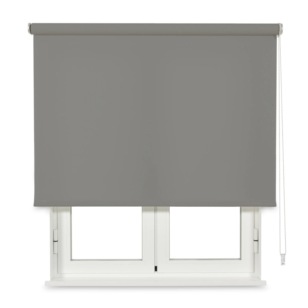 VIEWTEX Tenda a rullo Traslucida Chela Grigio 150 X 250cm - Made in Europe - 5 anni di Garanzia