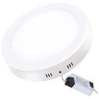 PANNELLO 25W PLAFONIERA faretto LED ROTONDO da ESTERNO luce Fredda 6000k - Tech-It