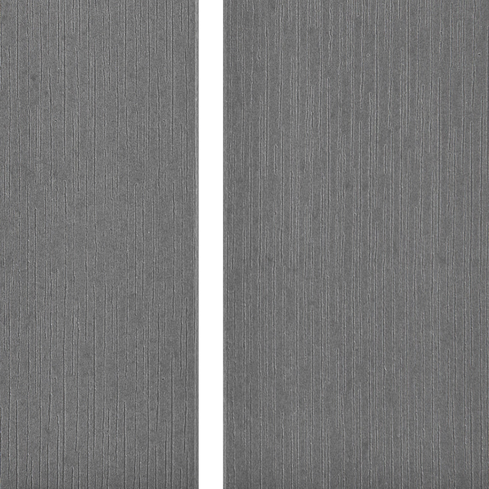 Tavolo da giardino in alluminio grigio e Nero per 6 persone moderno resistente agli agenti atmosferici