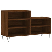 Scarpiera | Mobile per scarpe Rovere Marrone 102x36x60 cm in Legno Multistrato
