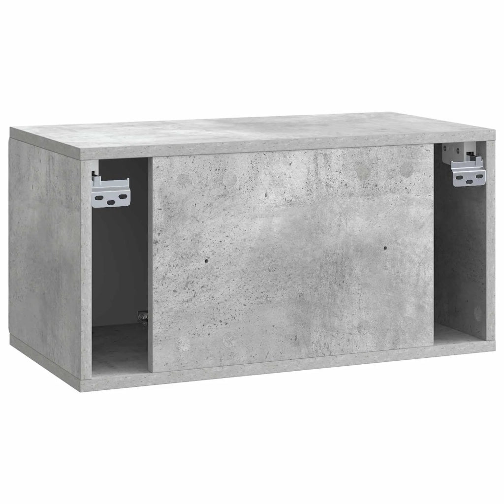 Mobile Porta TV da Muro Grigio Cemento 59,5 x 31 x 30 cm