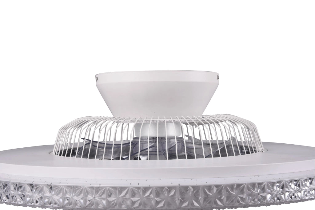 Plafoniera Ventilatore da Interno a led in Plastica