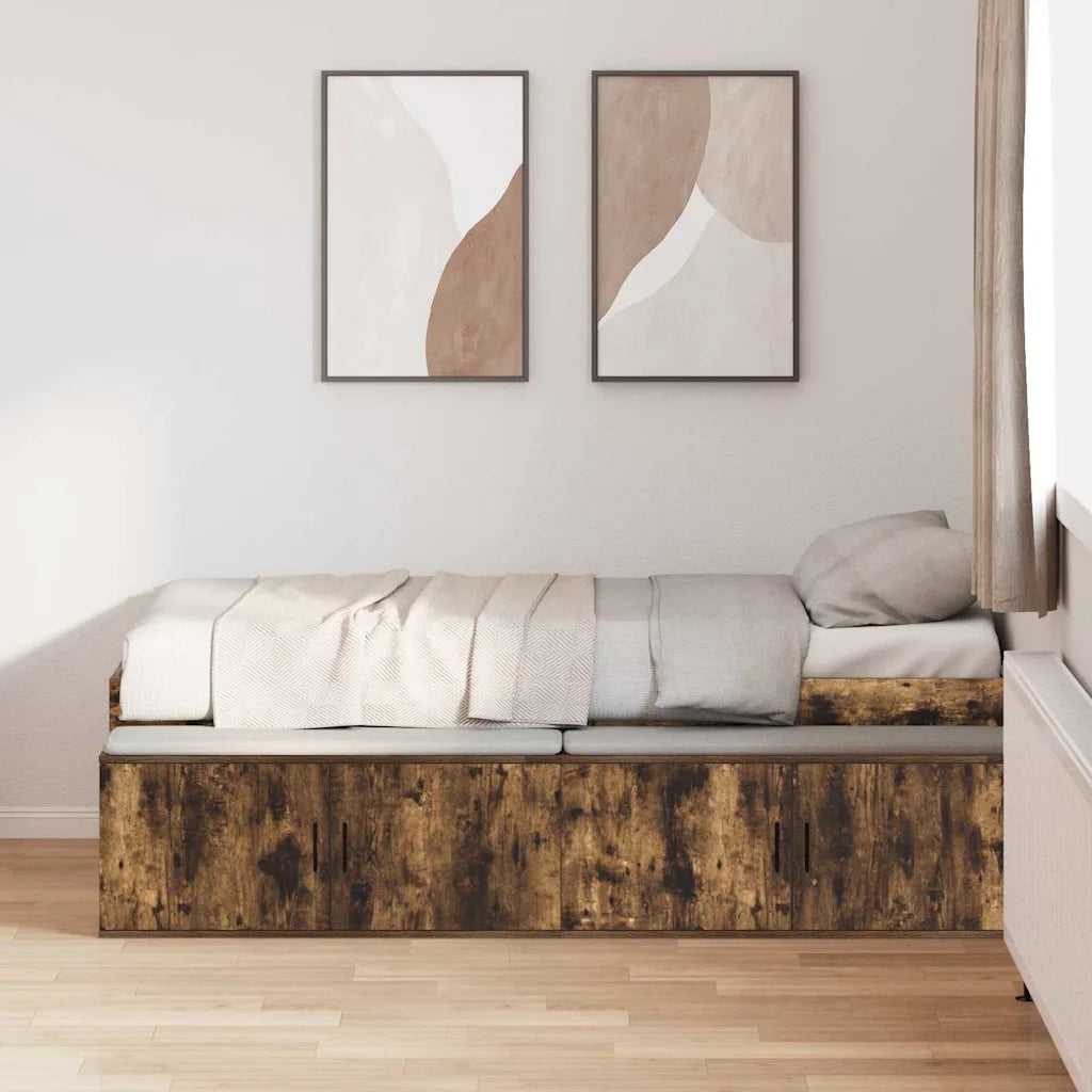 Struttura del letto Rovere fumé 70 x 190 cm Legno multistrato 3335217