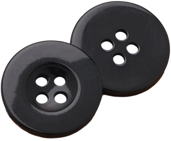 Knopen Ronde 30 Stuks - 4 Gat - 18mm
