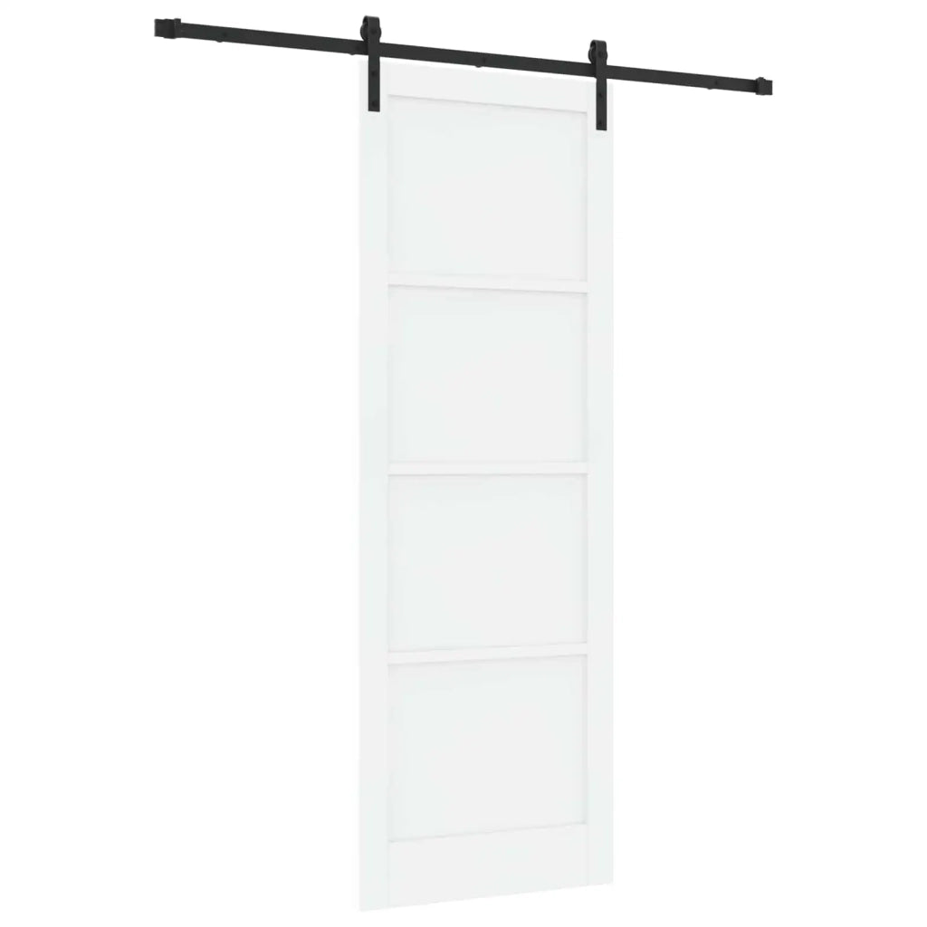 Porta scorrevole Bianco e Nero 83 x 232 cm