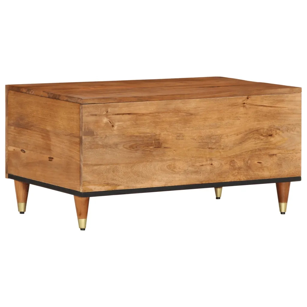 vidaXL Tavolino da Salotto 80x50x40 cm Legno Massello di Mango