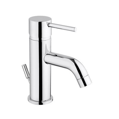 Set miscelatori lavabo bidet cromati Piralla Essenza con scarico incluso