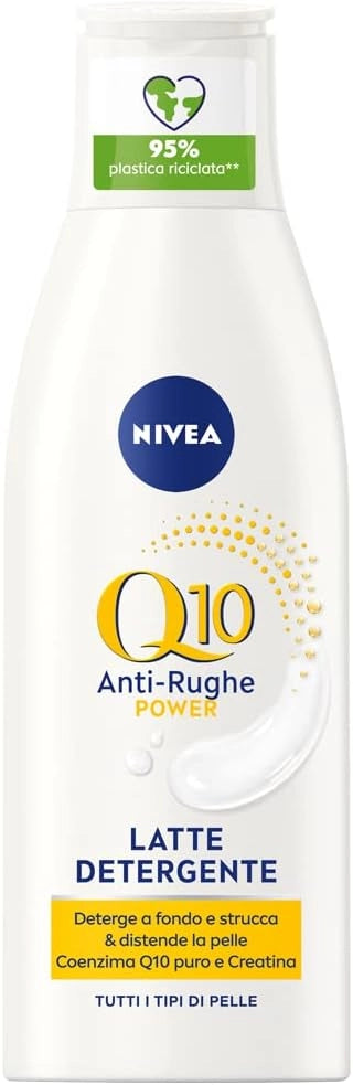 SET 4 NIVEA Q10 LATTE DETERGENTE IN FORMATO DA 200ML ANTI RUGHE