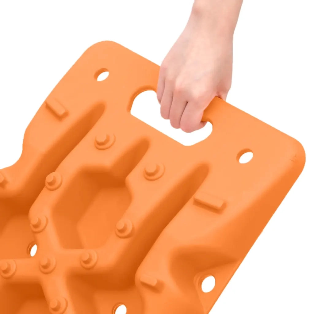 Tavole di Trazione 2 pz Arancioni 107x31x7 cm Nylon 210772