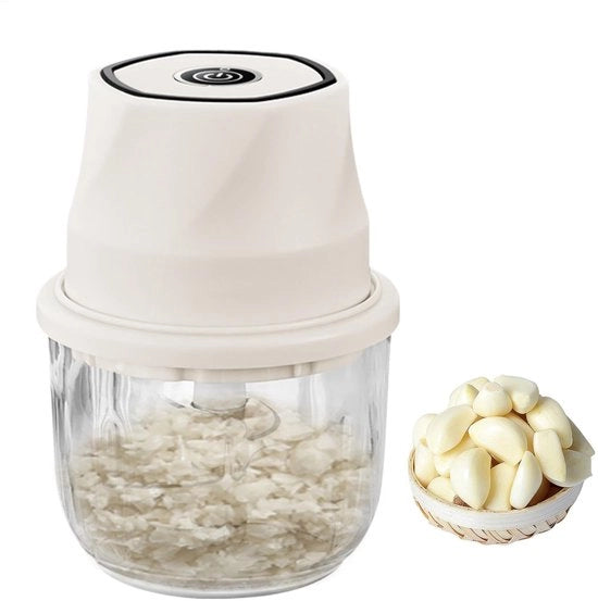 Verdinolettrica per cibo, miscelatore di melanzane senza fili, unità di lavorazione tritacarne verdure, tritacarne blender affettatrice, carne pesce, 5,91x4,13x4,13 pollici, ideale per preparazioni di cucina