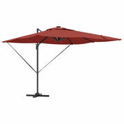 Ombrello | Parasolne Terracotta 286 x 284 x 270 cm Alluminio e Poliestere