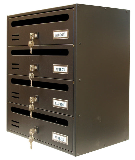 alubox cassetta cubo/r 4 posti ghisa cod:ferx.93238