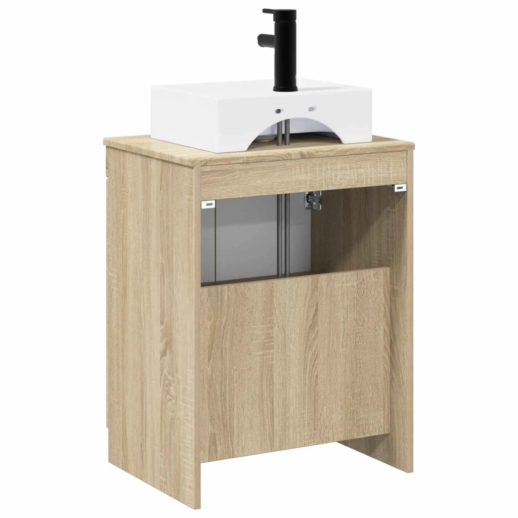 Set di mobili per il bagno Rovere Sonoma Legno ingegnerizzato 3404242
