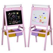 Tavolo da disegno bambini 3 in 1 ¨C zephmum ¨C rosa