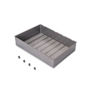 Kit di cassetto porta-scarpe estraibile per armadi Quartz, regolabile, modulo 900mm, Acciaio, alluminio e plastica, Ti..