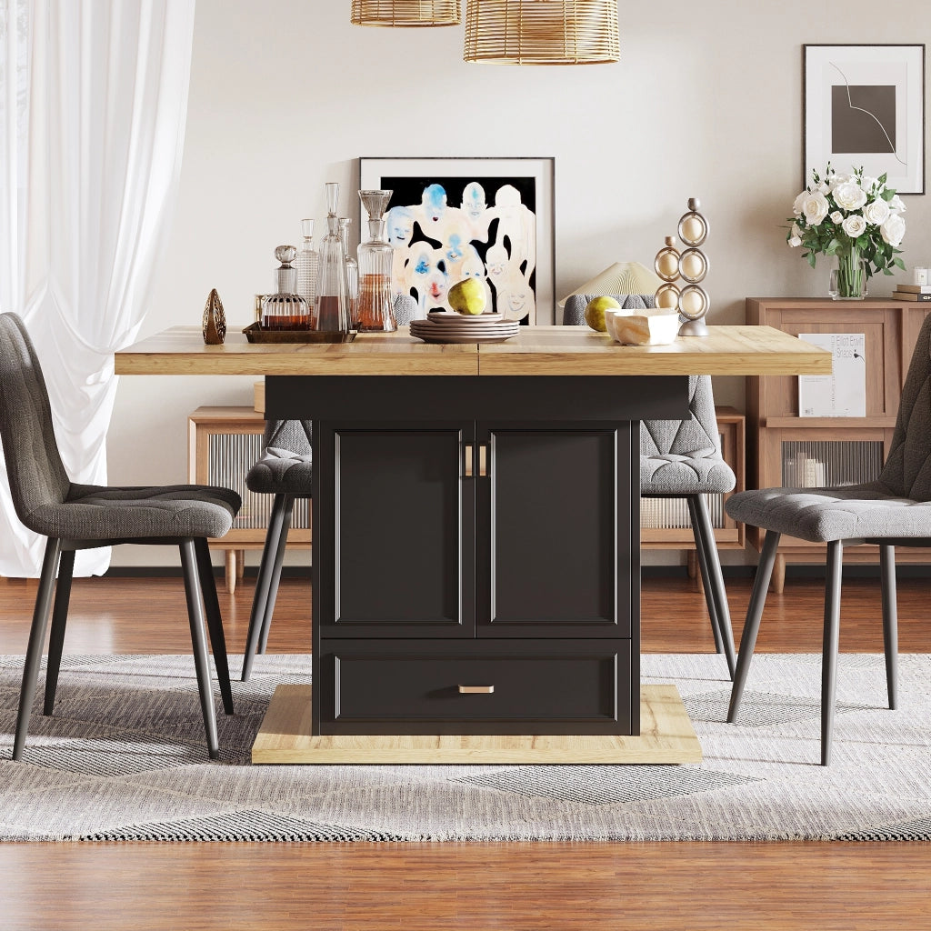 Tavolo da pranzo allungabile 110-140x80 cm in MDF