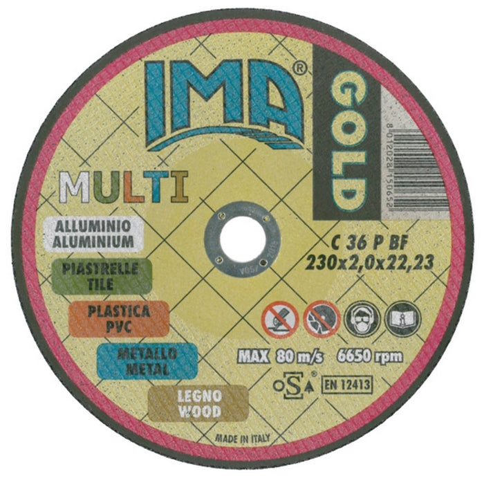 ima disco universale gold piano d. 230x2x22 cod:ferx.93245