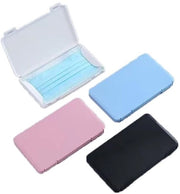 Portatile per Dispositivi di Protezione Facciale 4 pezzi - 19 x 11 x 1,5 cm - Tasca di Stoccaggio