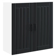 Pensile da cucina | Armadietto a muro LUCCA Nero 80 x 31 x 80 cm