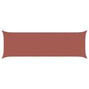 Vela Parasole | Telo Ombra | Vela da ombra solare Terracotta 6 x 2 m 100% Poliestere Oxford