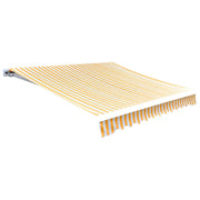 Tendone Parasole in Tela Arancio e Bianco 500x300 cm  cod mxl 12790